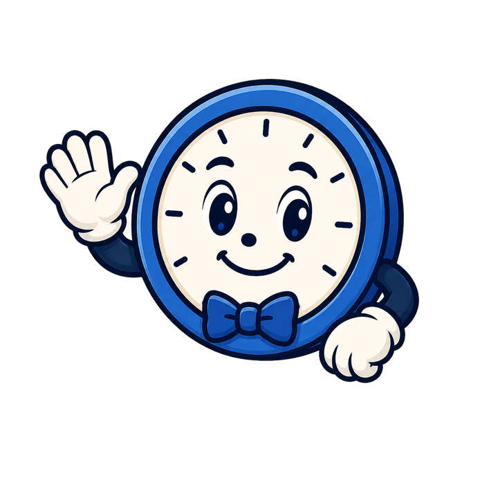 Selfie, the Selfie Shifts mascot, waving hello